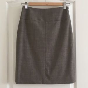 Banana Republic Wool Pencil Skirt Taupe (like new)